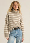 Josephine Stripe Sweater - Grey