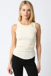 Slinky Rib Tank - Ecru