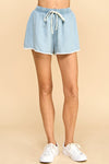 Denim Stitch Short