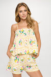 Santorini Citrus Set - Short