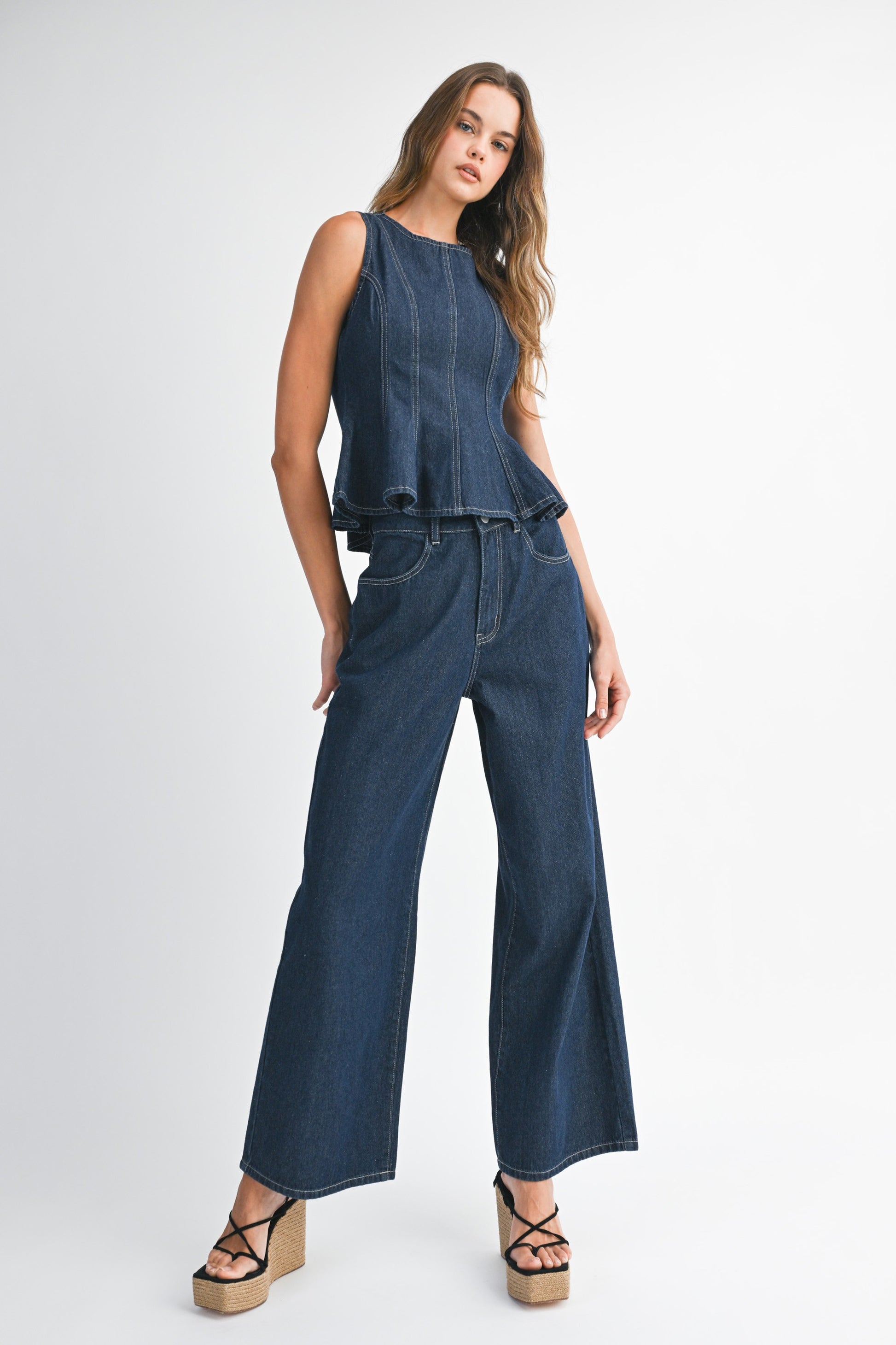 Indigo Denim Set - Bottom