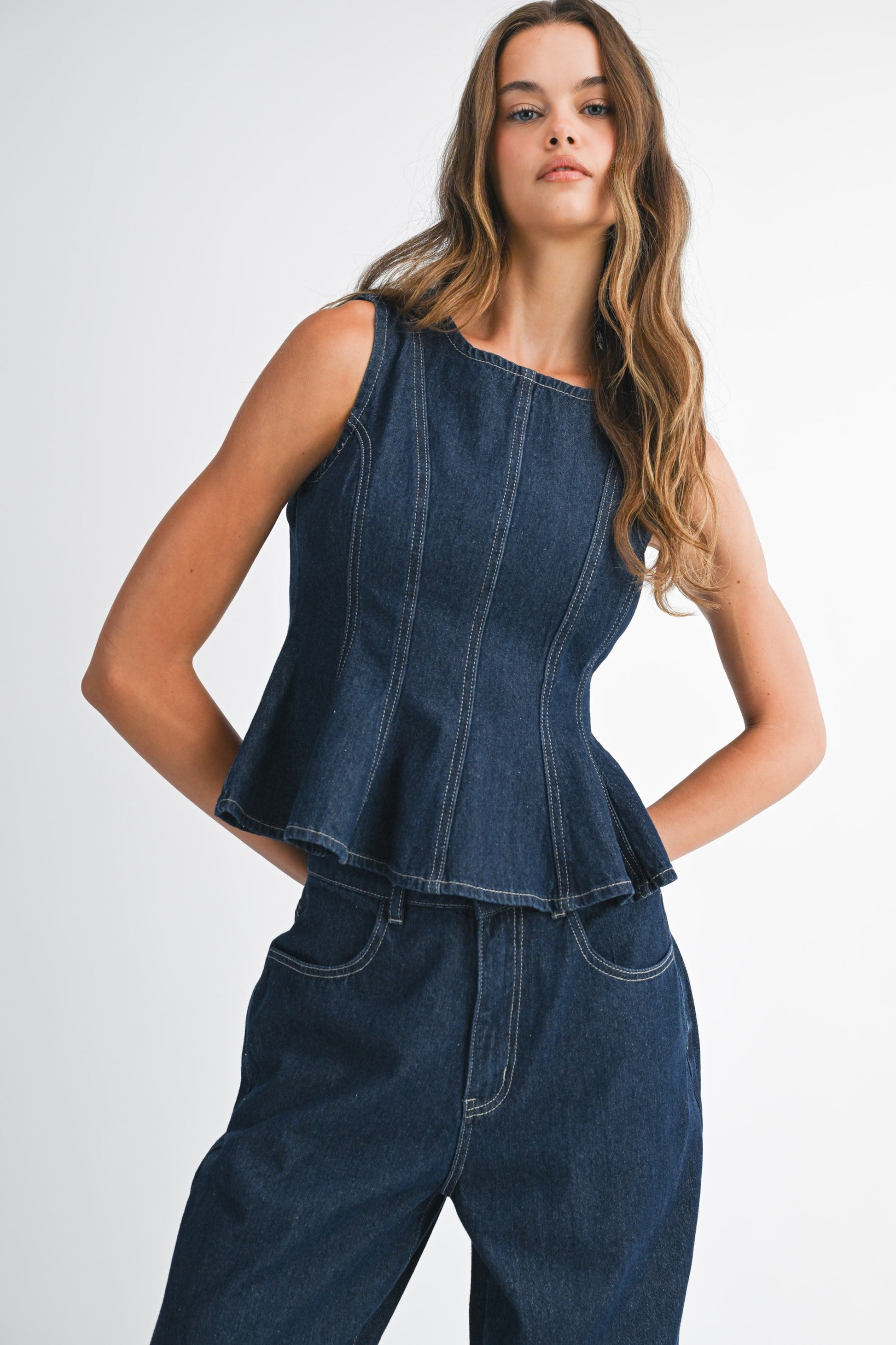Indigo Denim Set - Top