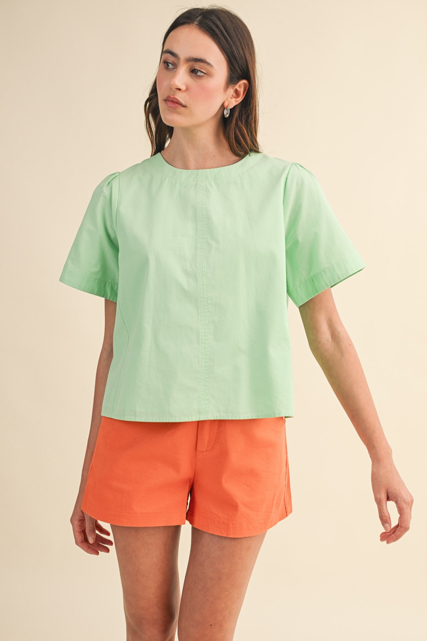Emily Top - Apple Green