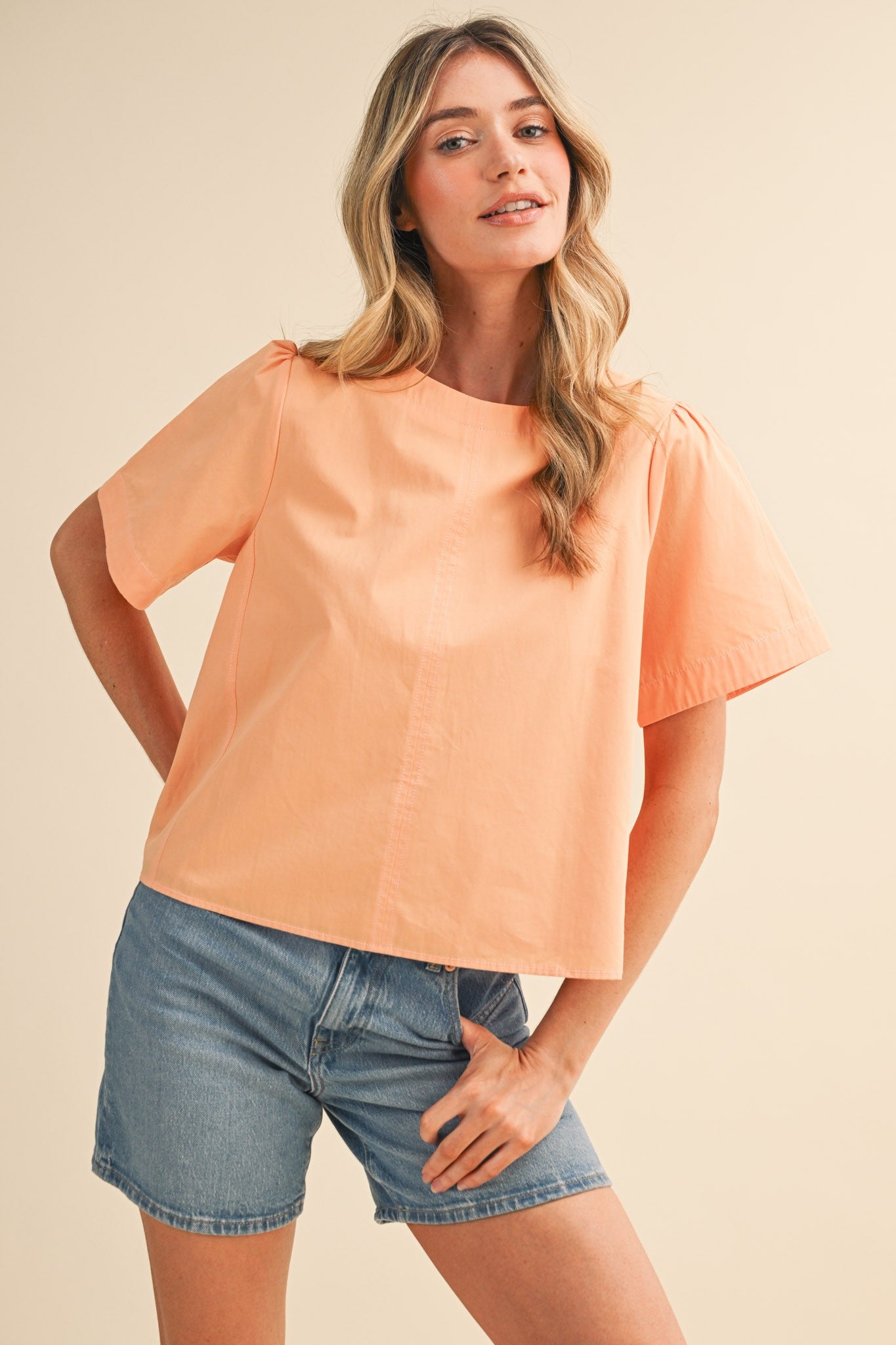 Emily Top - Sweet Apricot