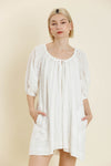 White Eyelet Romper