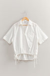 Bubble Hem Top - White