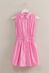 Poplin Sleeveless Dress