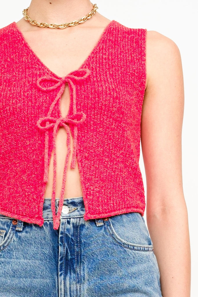 Kendall Chili Red Top