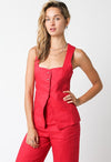 Fall Vest - Red