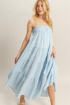 Summer Baby Blue Maxi Dress
